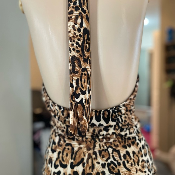 Halter leopard blouse - Picture 2 of 8